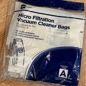 DG Home Micro Filtration Vacuum Cleaner Bags Designed For Hoover A - 2 Bags‎
